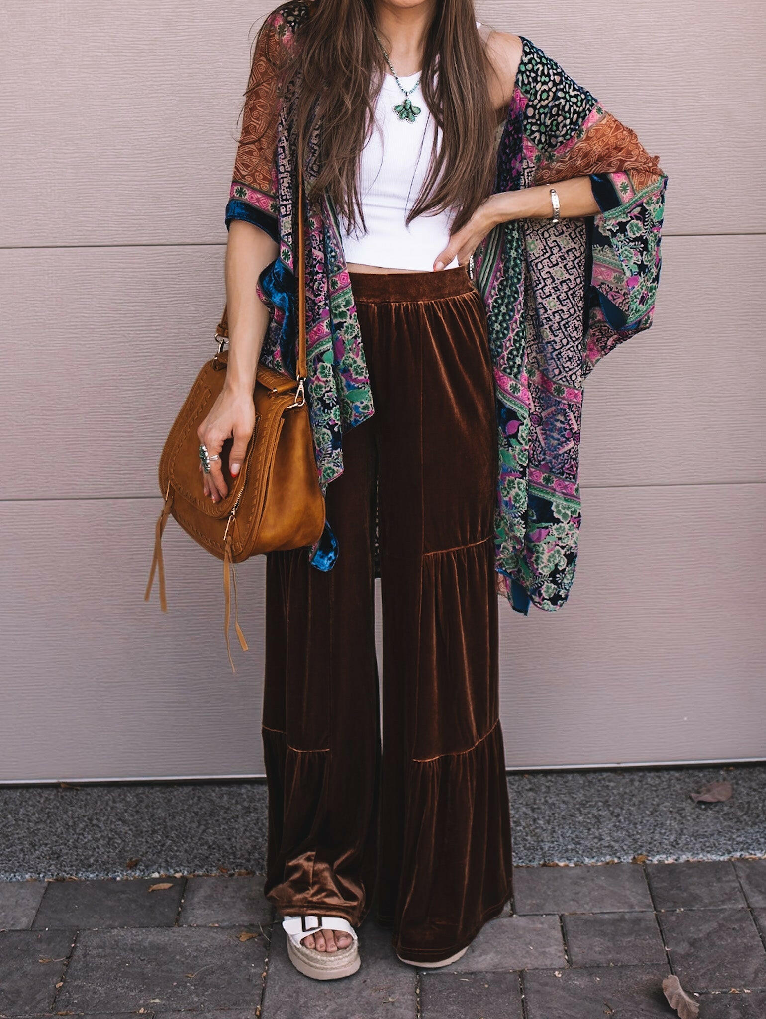 Bohemian Burnout Velvet Kimono - Image 22