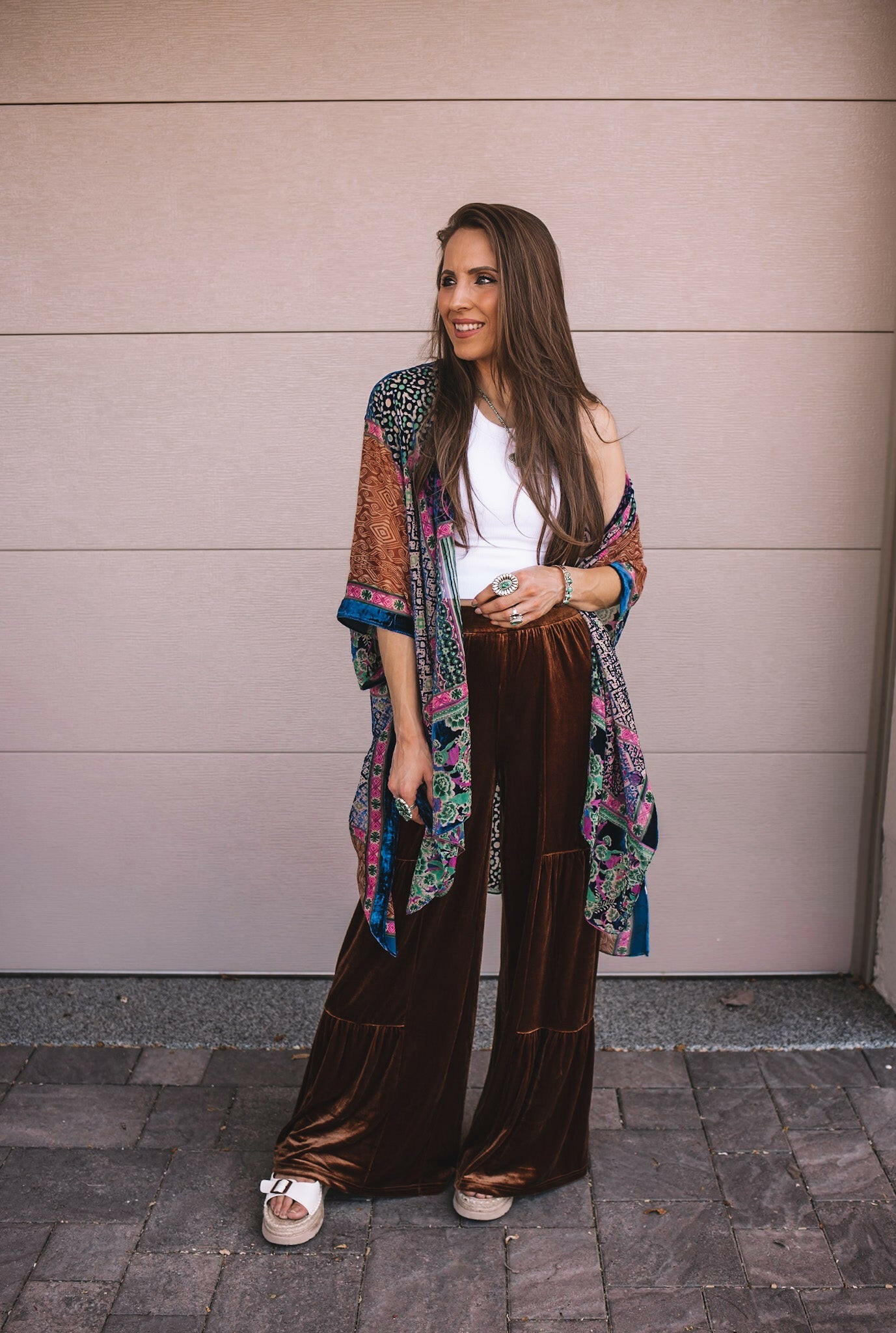 Bohemian Burnout Velvet Kimono - Image 27