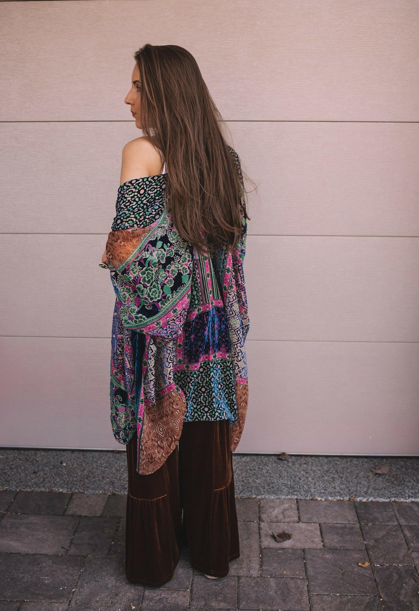 Bohemian Burnout Velvet Kimono - Image 29