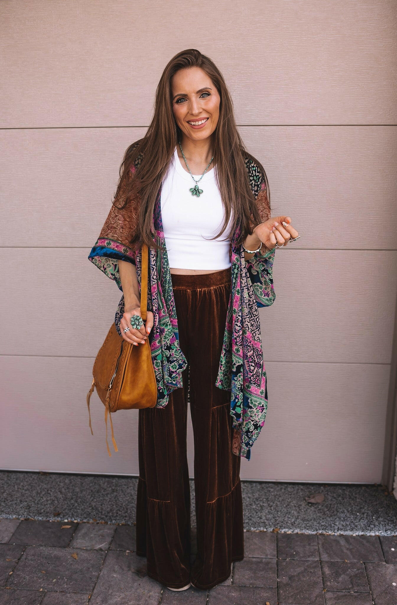 Bohemian Burnout Velvet Kimono - Image 16