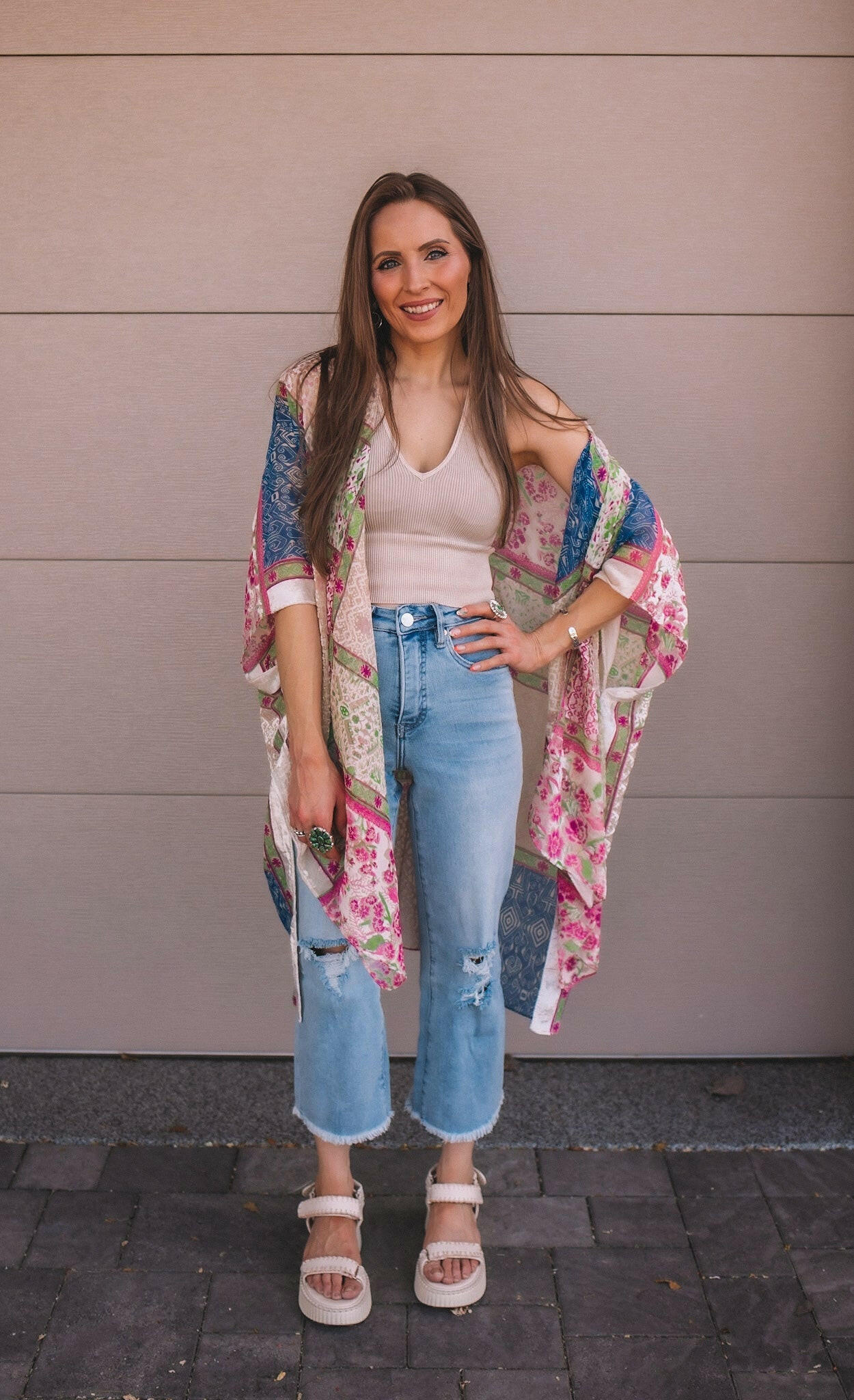 Bohemian Burnout Velvet Kimono