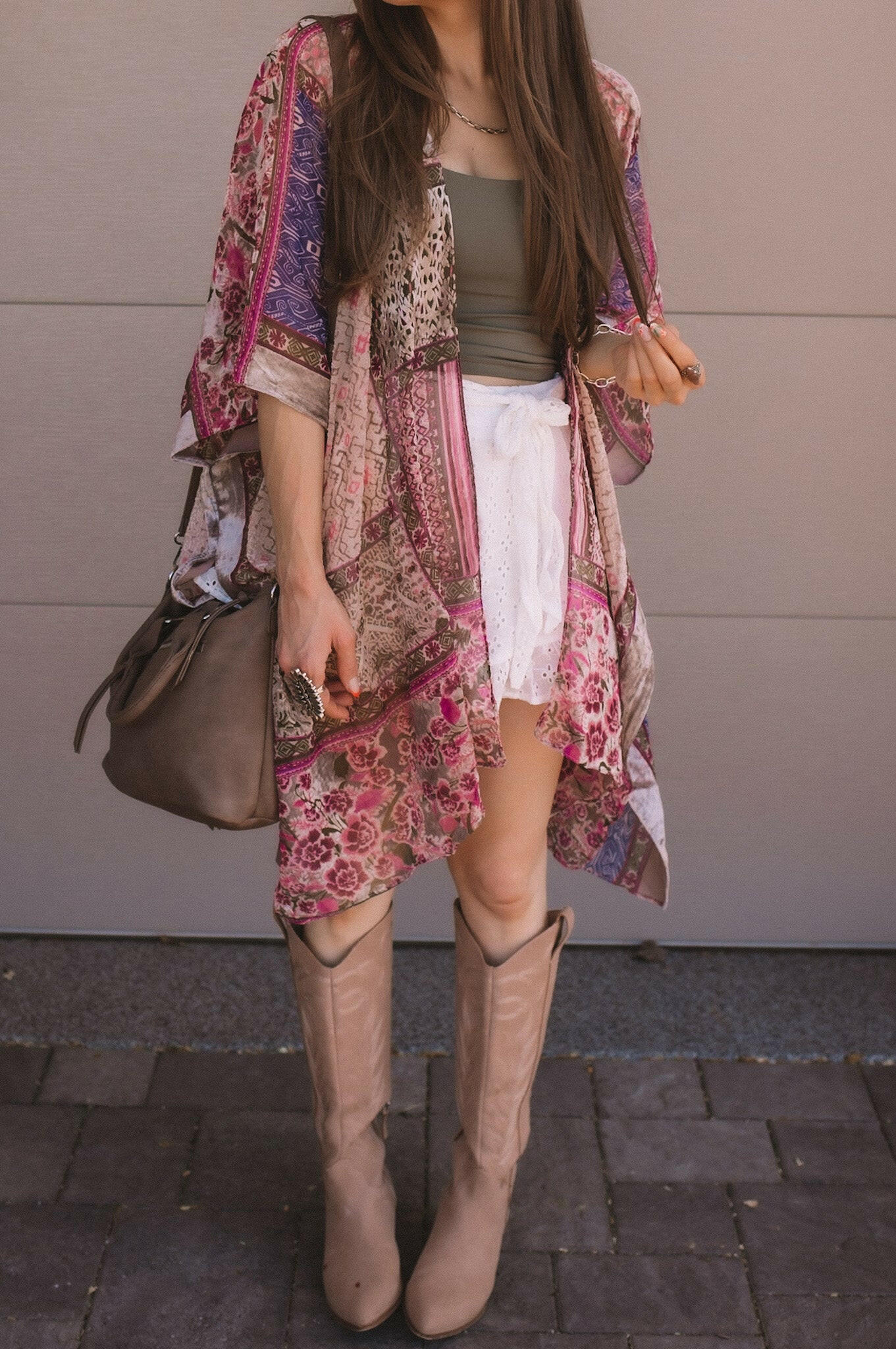 Bohemian Burnout Velvet Kimono - Image 41