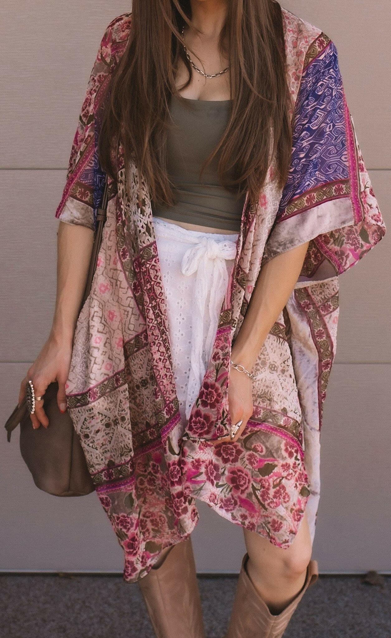 Bohemian Burnout Velvet Kimono - Image 55