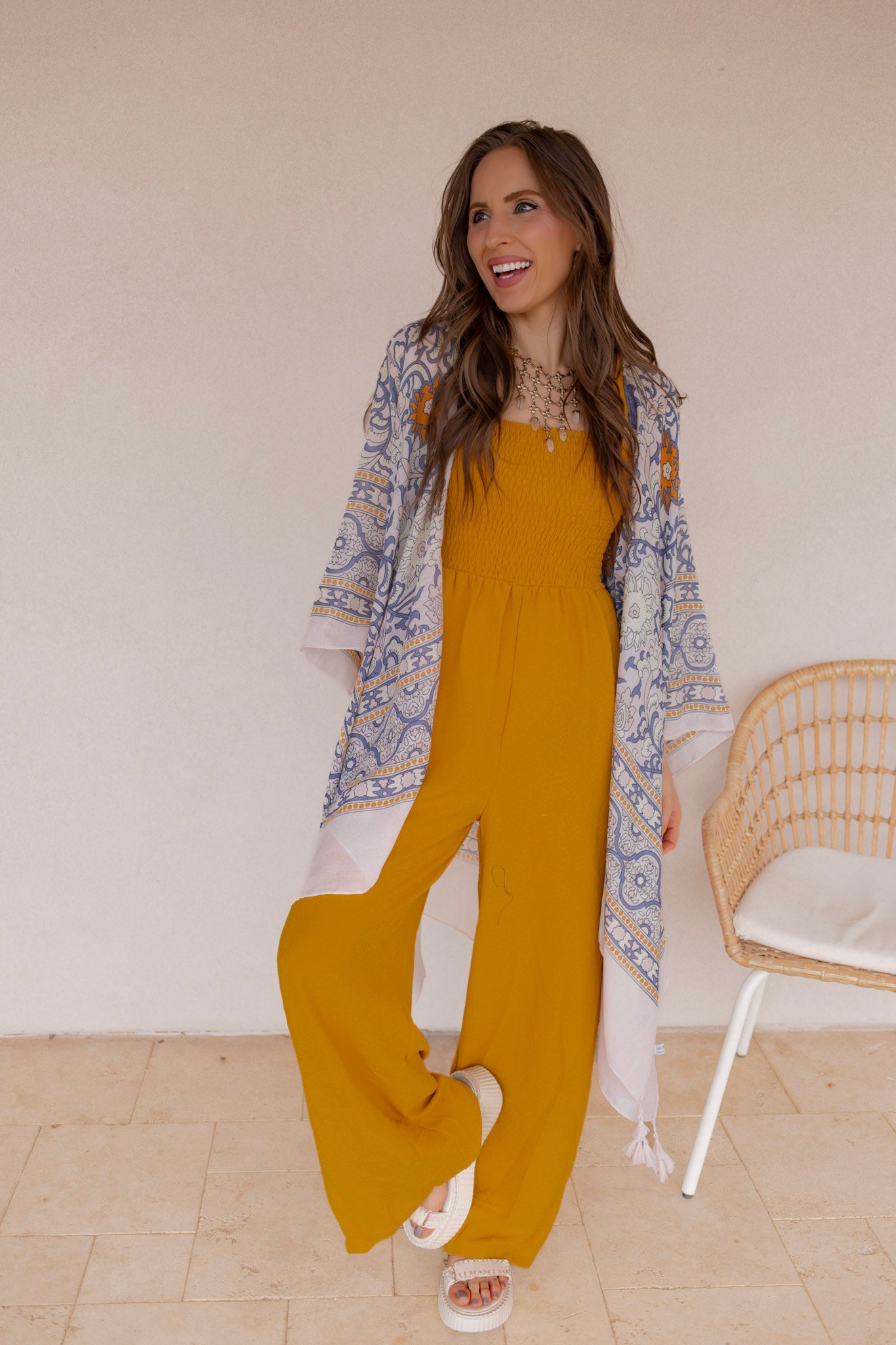 Touch of Morocco Tapestry Tassel Kimono