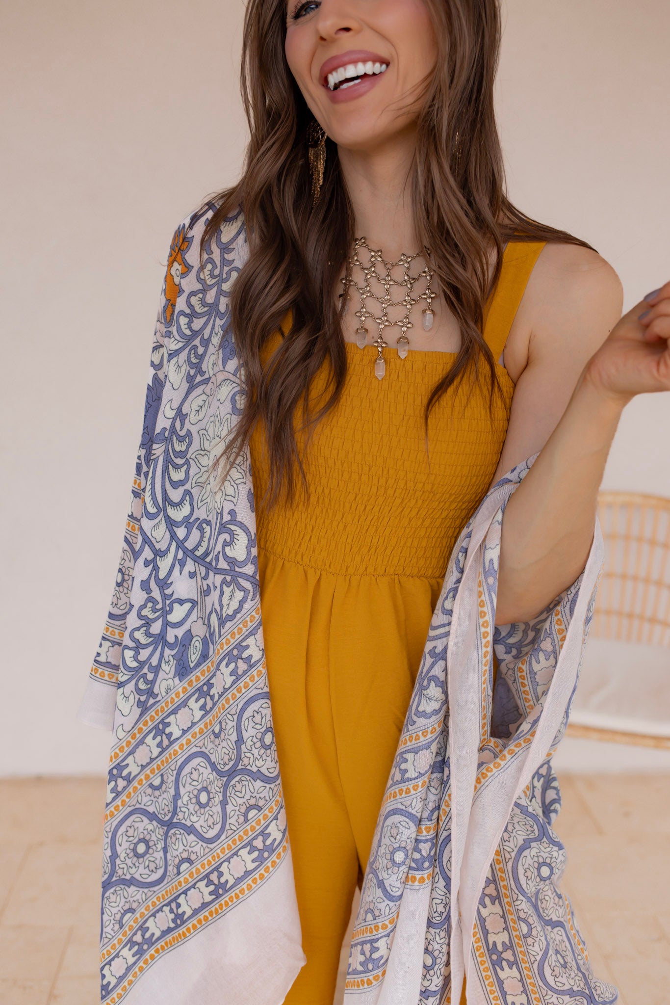 Touch of Morocco Tapestry Tassel Kimono - Image 7