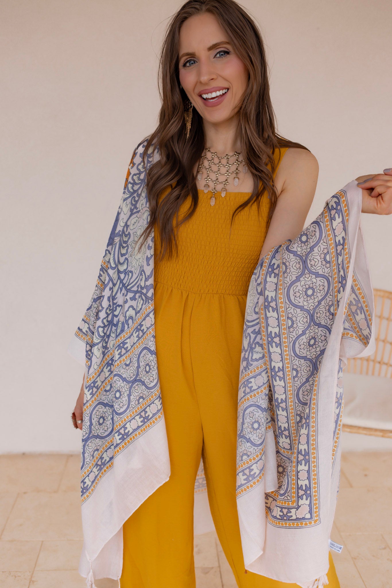 Touch of Morocco Tapestry Tassel Kimono - Image 9