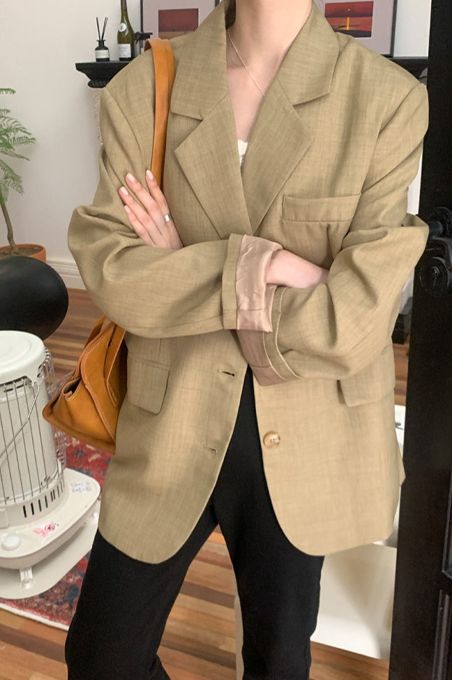Loose Fit Casual Blazer - Image 3