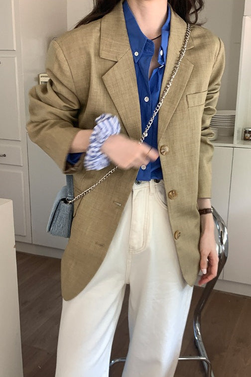 Loose Fit Casual Blazer - Image 7