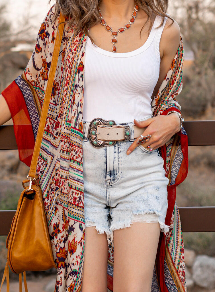 Bohemian Diamond Tassel Kimono - Image 4
