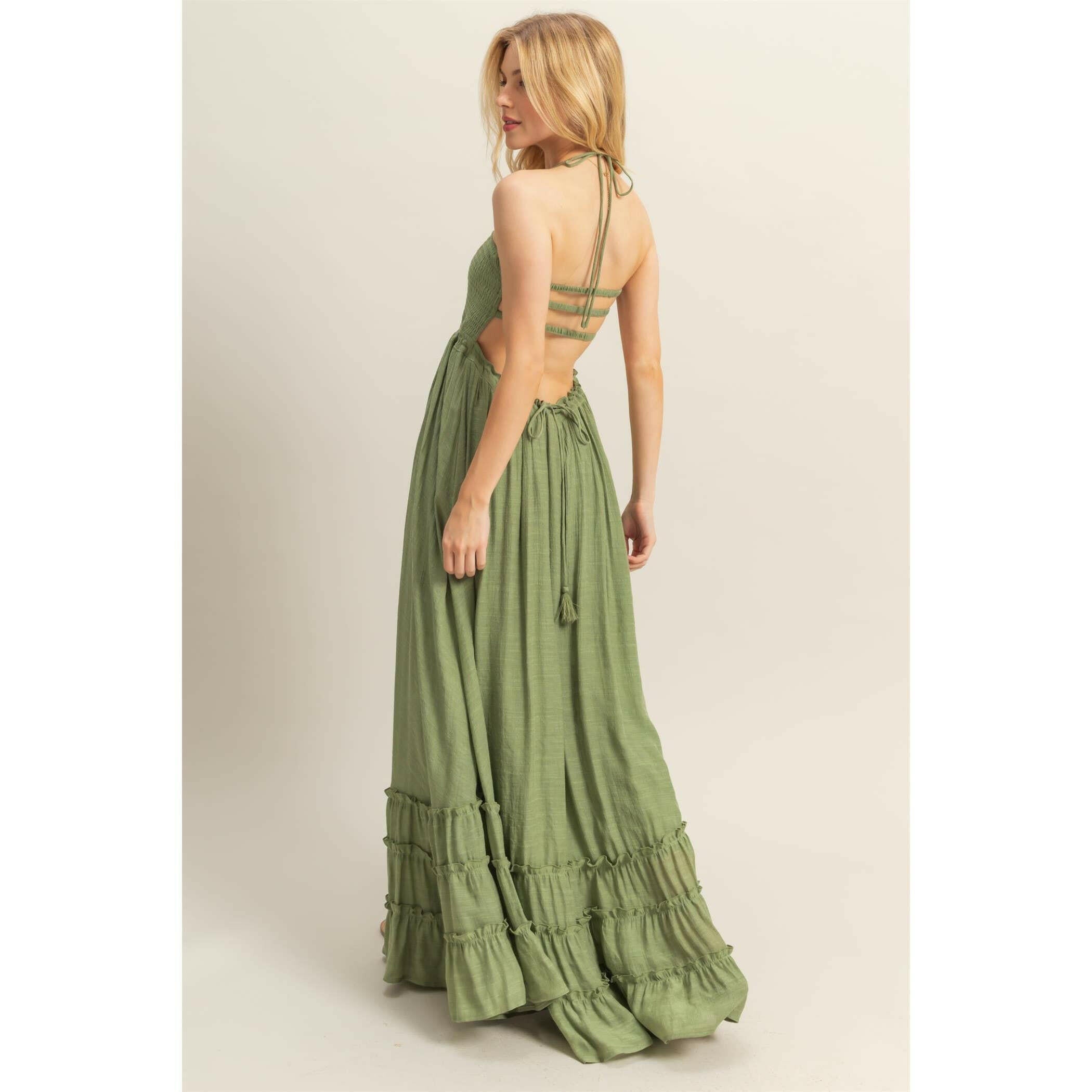 Tiered Ruffle Maxi Dress - Image 12