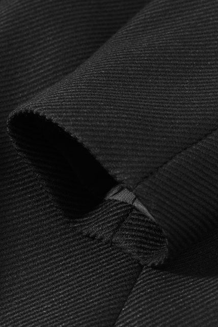 Double Breasted Wool Blend Blazer - Image 7