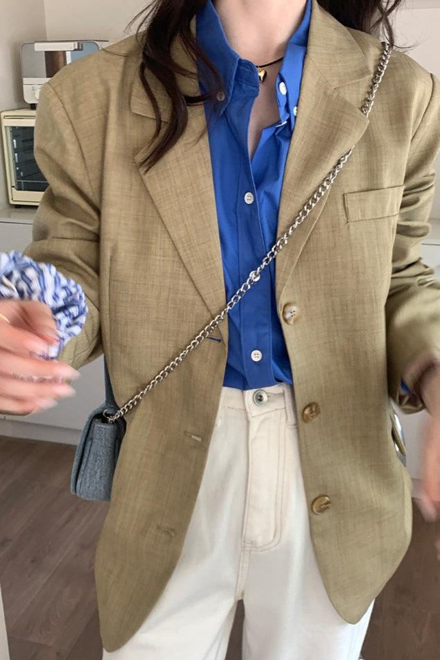 Loose Fit Casual Blazer - Image 6