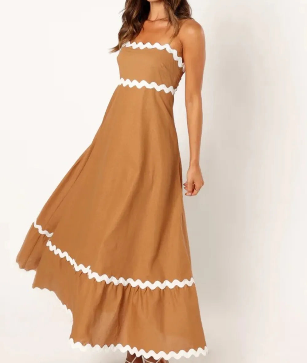Spaghetti Strap Maxi Dress - Image 3