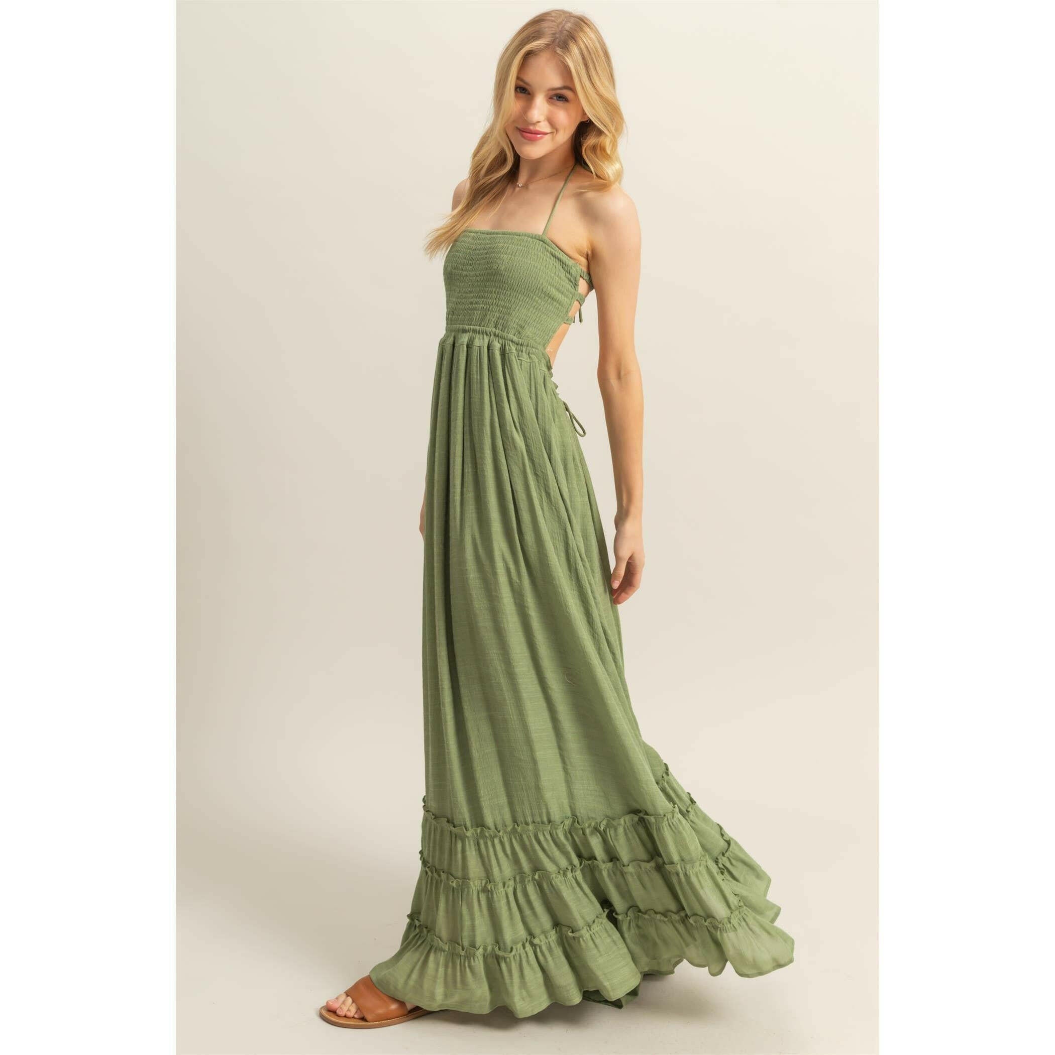 Tiered Ruffle Maxi Dress - Image 11