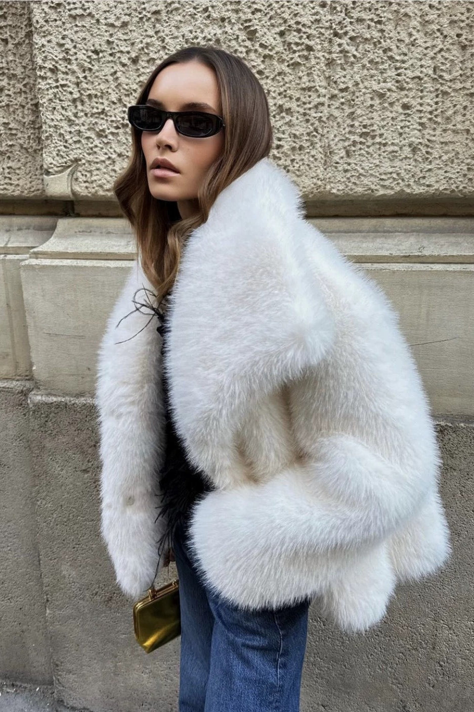 Thickened Faux Fur Winter Coat - Image 3