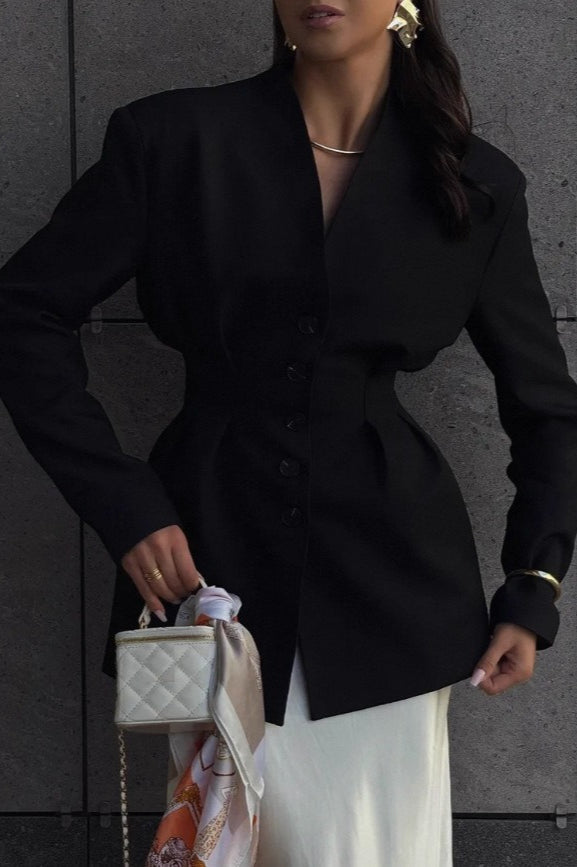 Elegant Long Sleeve Blazer - Image 10