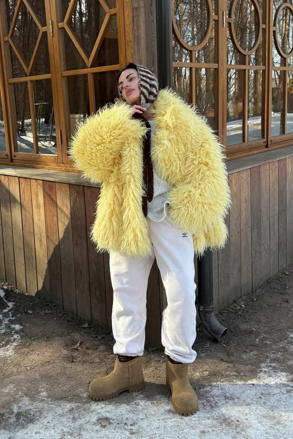 Plush Faux Animal Fur Thickened Warm Loose Coat - Image 2