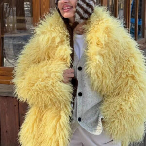 Plush Faux Animal Fur Thickened Warm Loose Coat