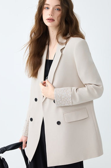 Loose Fit Long Sleeve Blazer - Image 12