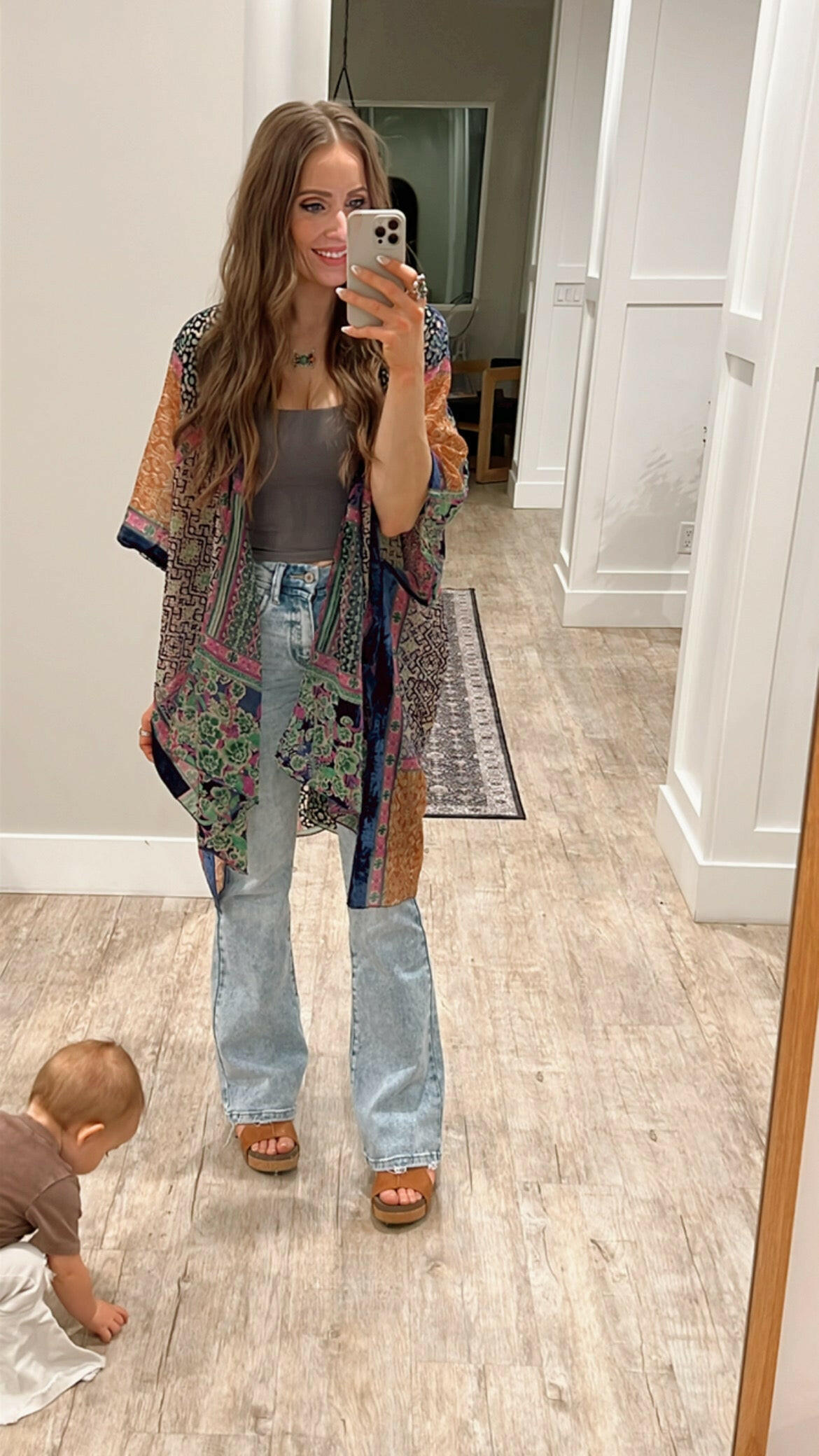 Bohemian Burnout Velvet Kimono - Image 58