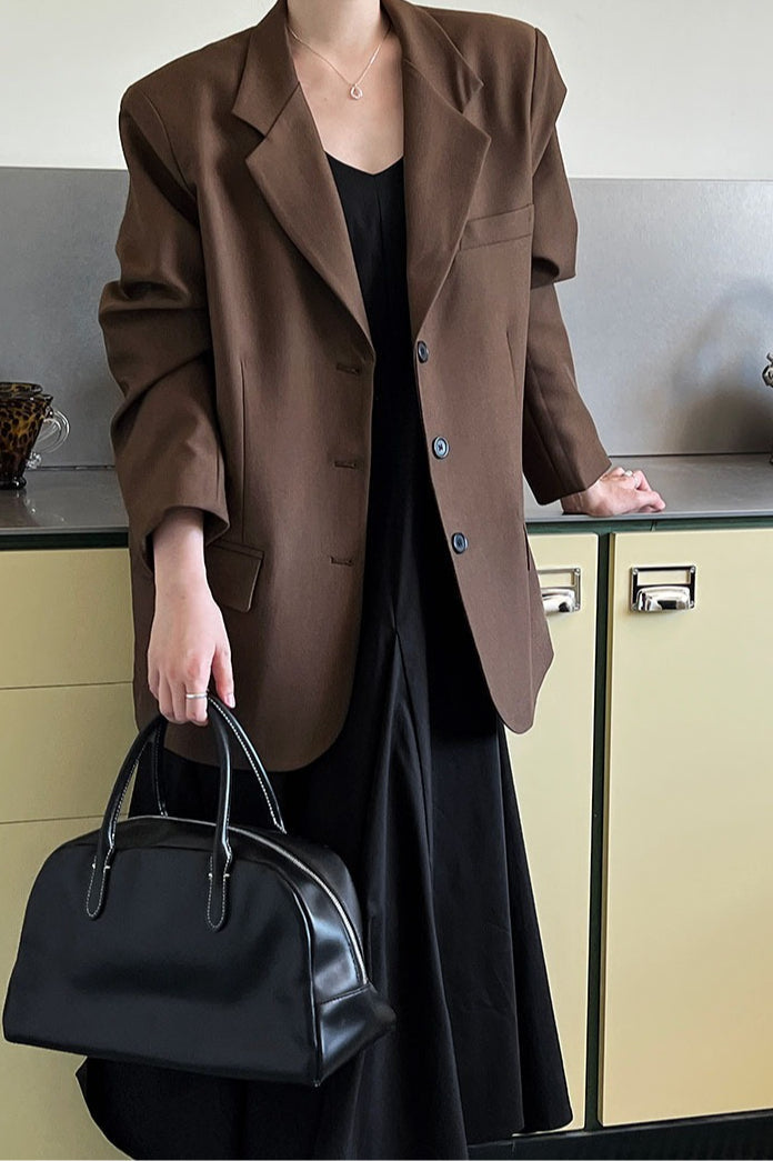 Vintage Casual Long Sleeve Blazer - Image 13