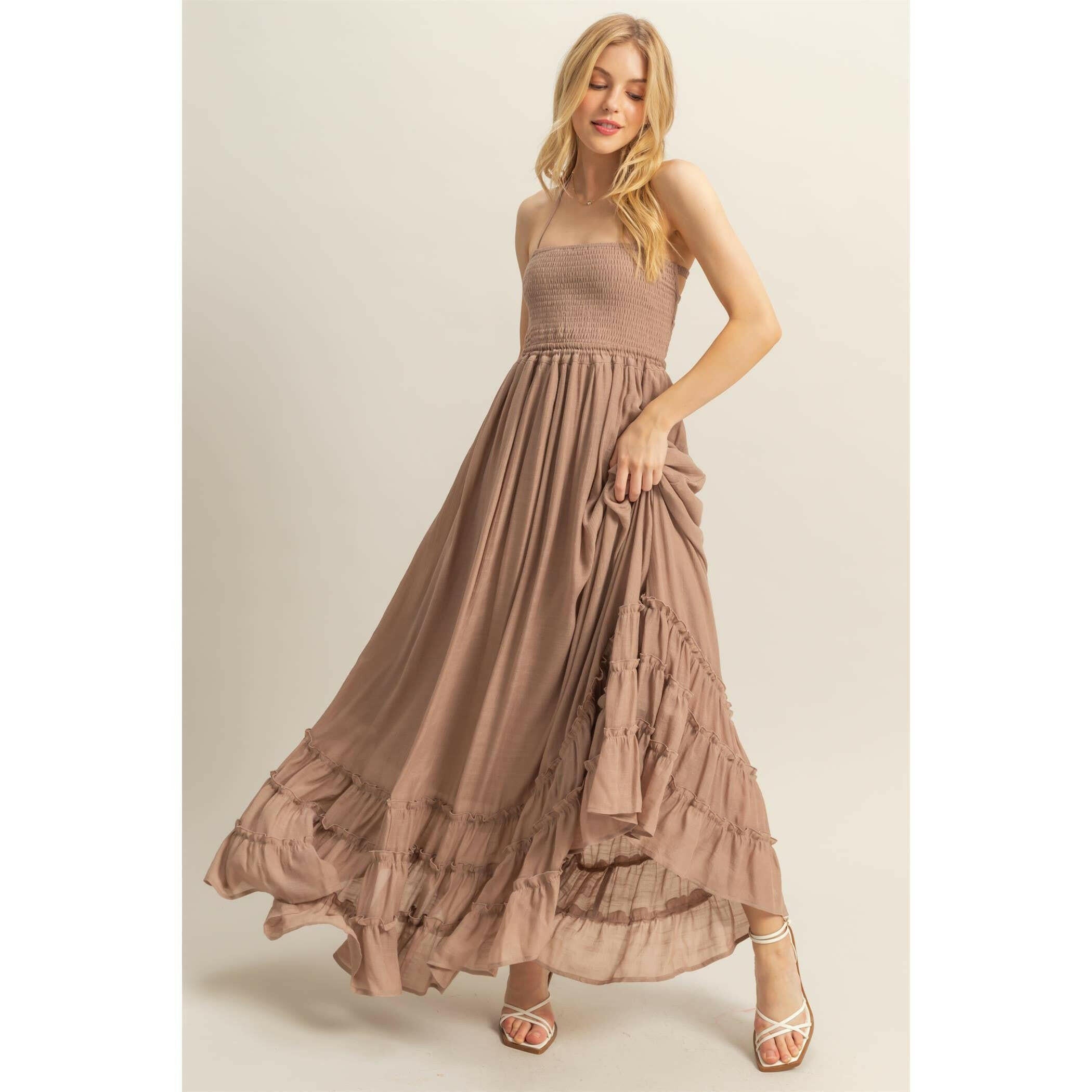 Tiered Ruffle Maxi Dress - Image 17
