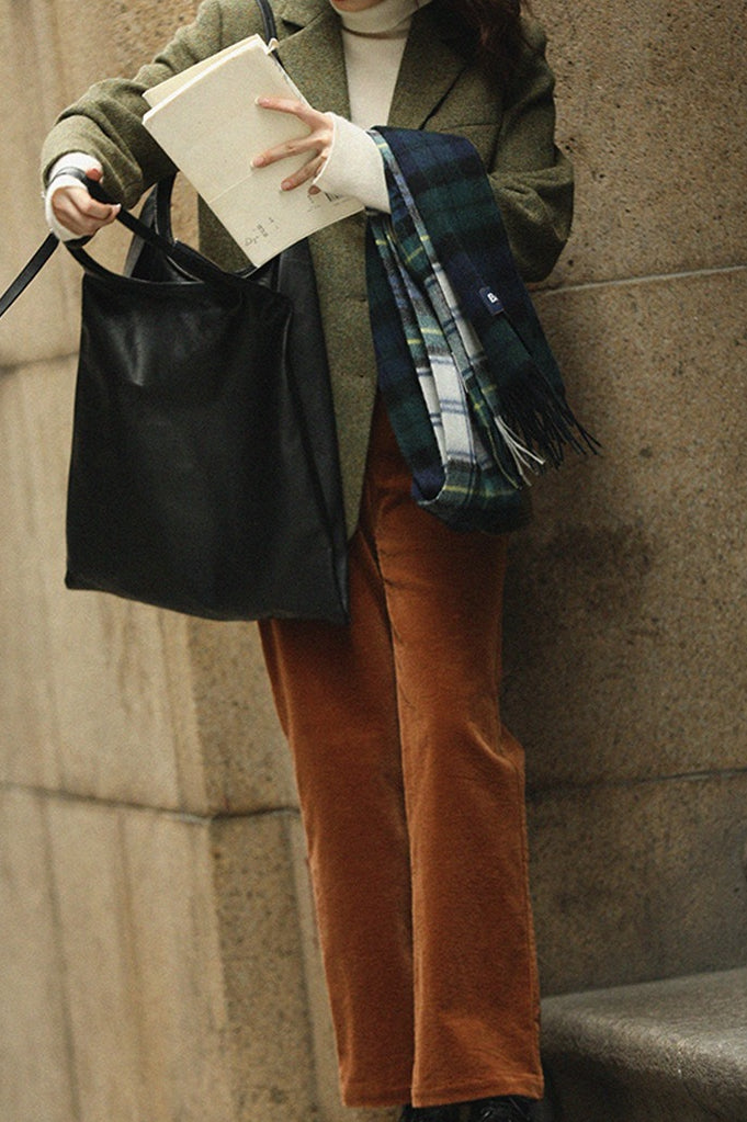 Wool Blend Single Breasted Blazer - Image 4