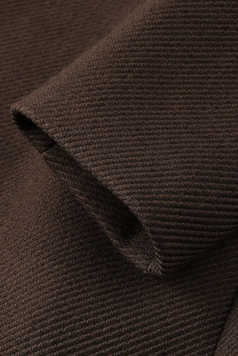 V Neck Single Breasted Blazer - Image 9