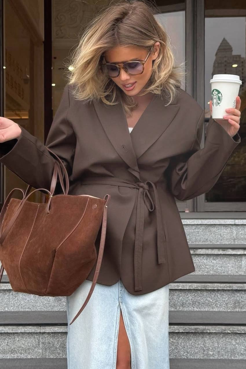 Casual Loose Fit Blazer - Image 2