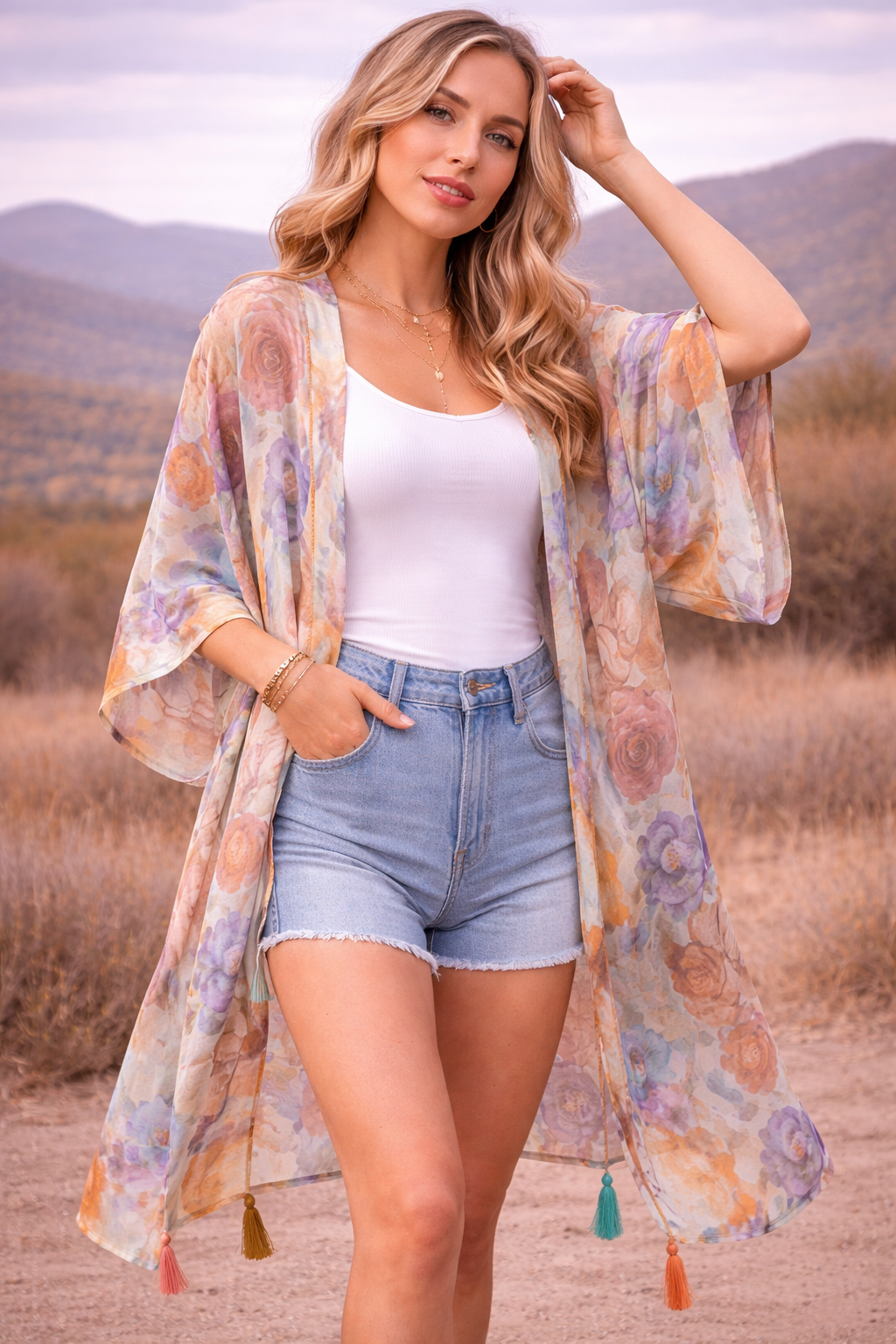 Blooming Field Kimono - Image 2