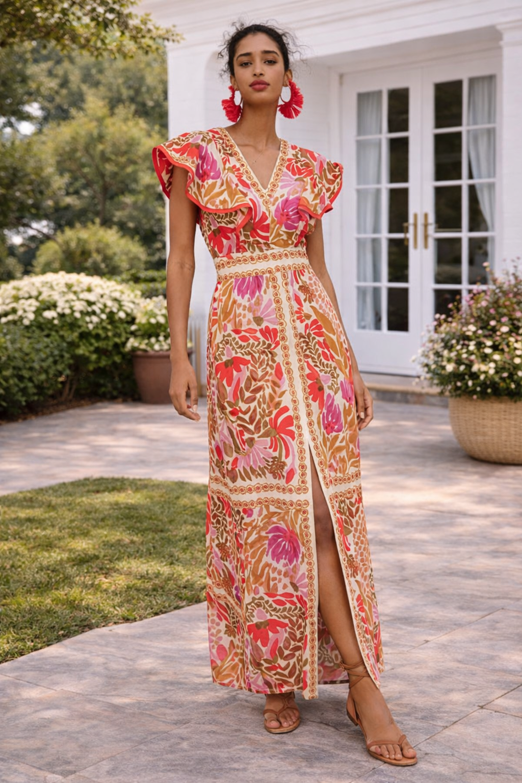 Ruffle Maxi Dress