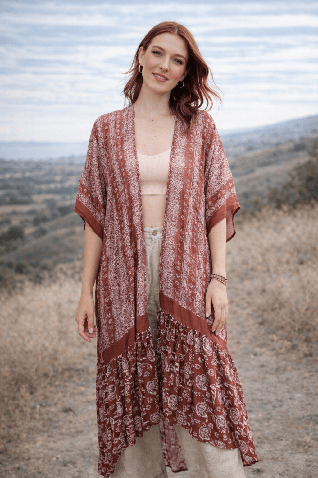 Paisley Perfection Free Flow Kimono - Image 2