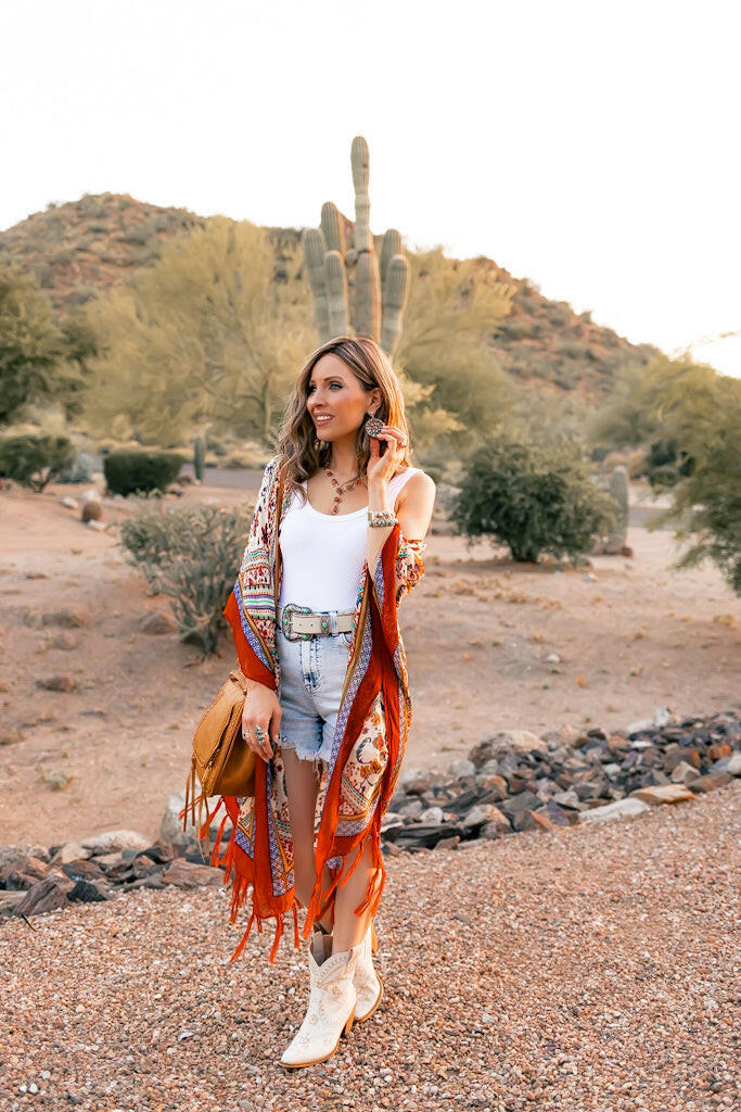 Bohemian Diamond Tassel Kimono - Image 8
