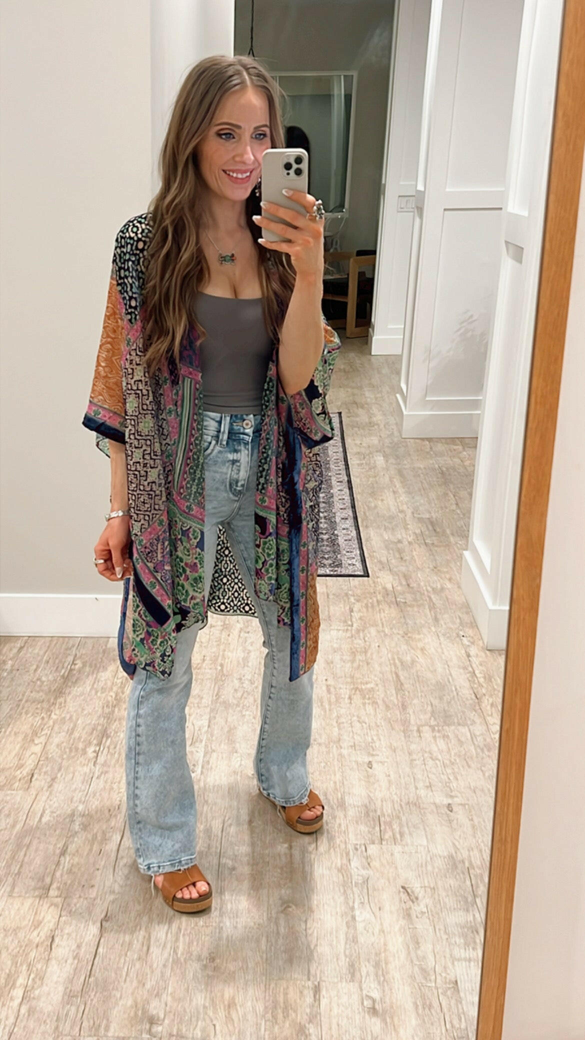 Bohemian Burnout Velvet Kimono - Image 56