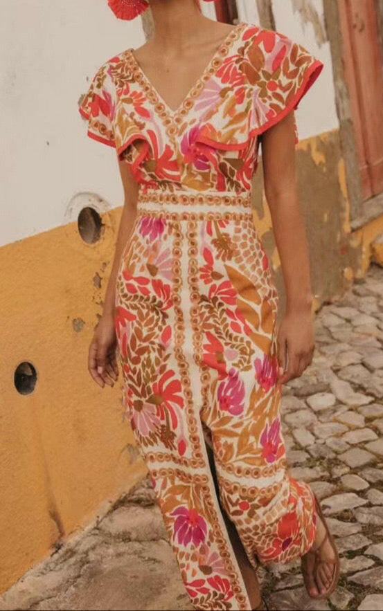 Ruffle Maxi Dress - Image 3