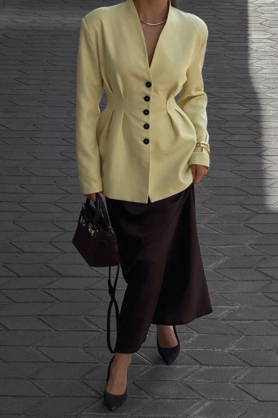 Elegant Long Sleeve Blazer - Image 6