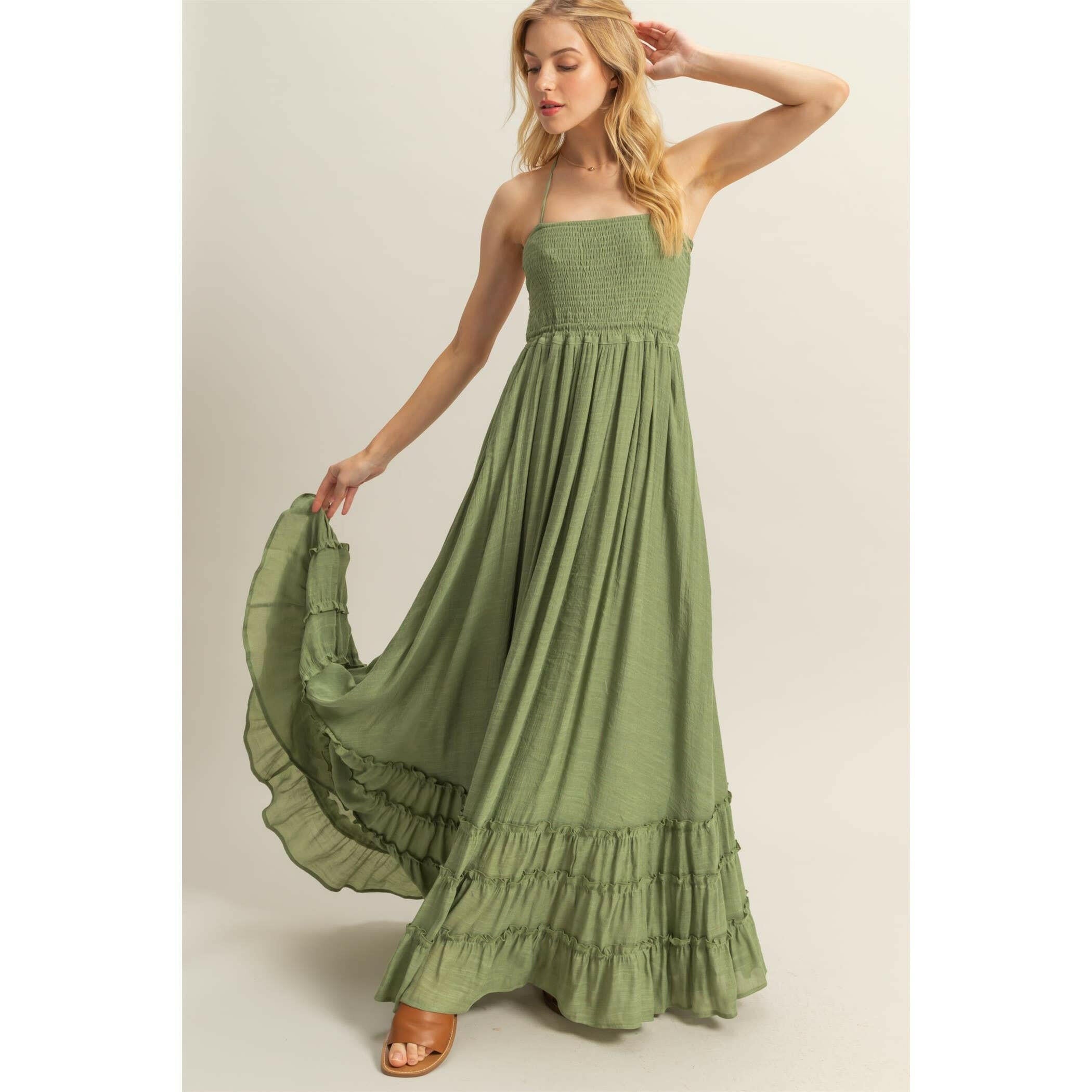 Tiered Ruffle Maxi Dress - Image 6