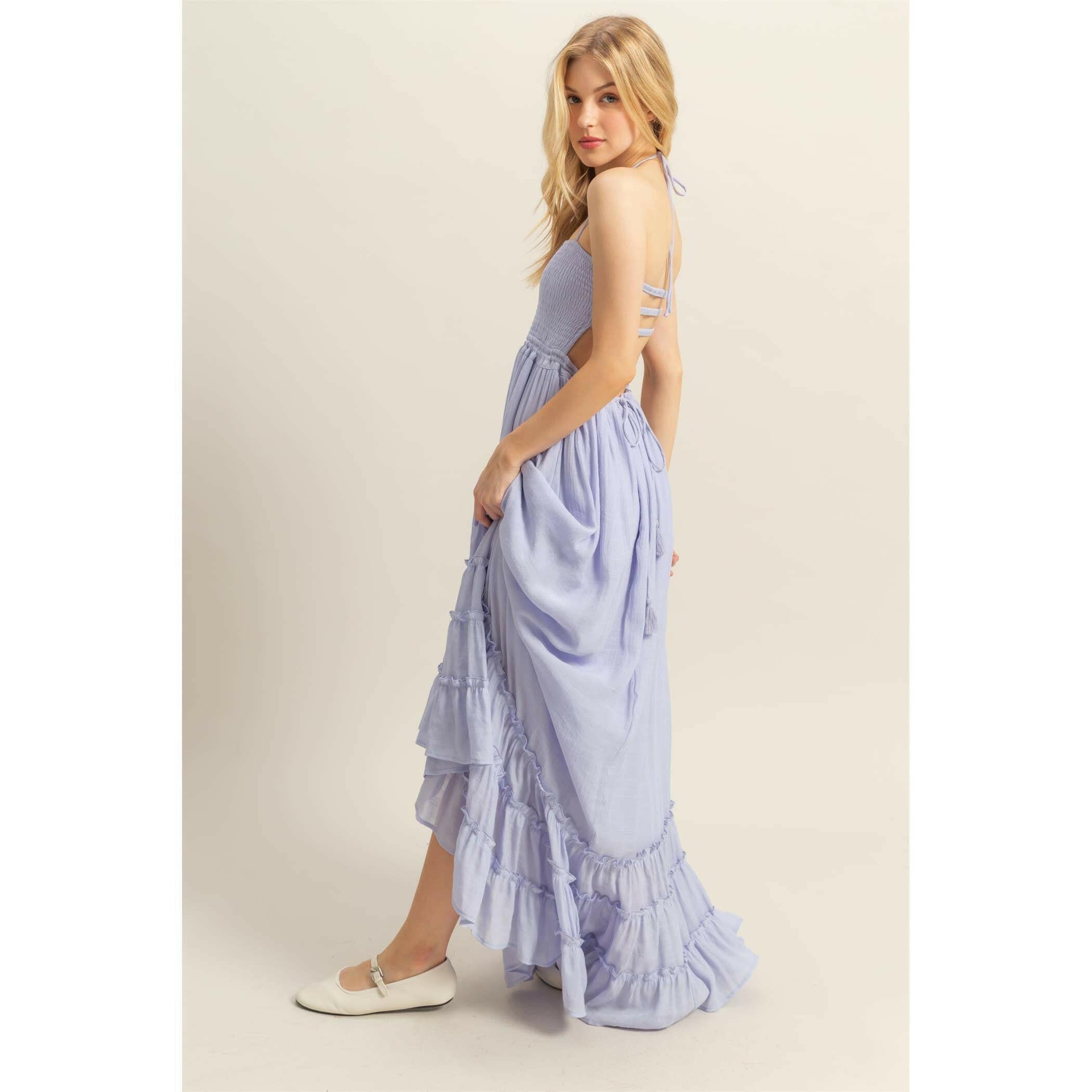 Tiered Ruffle Maxi Dress - Image 8