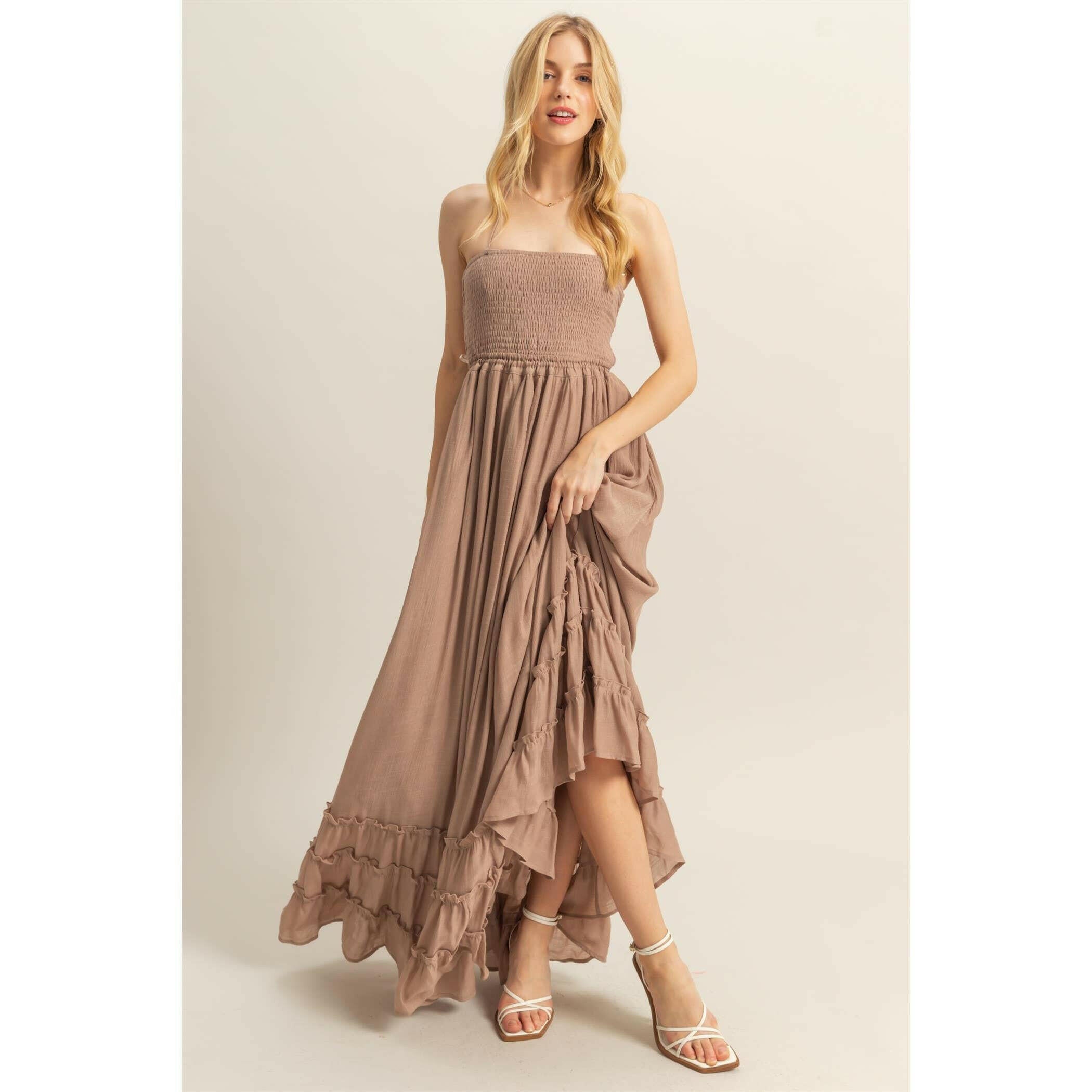 Tiered Ruffle Maxi Dress - Image 15