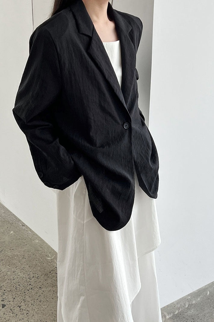 Lightweight Linen-Look Blazer - Image 9