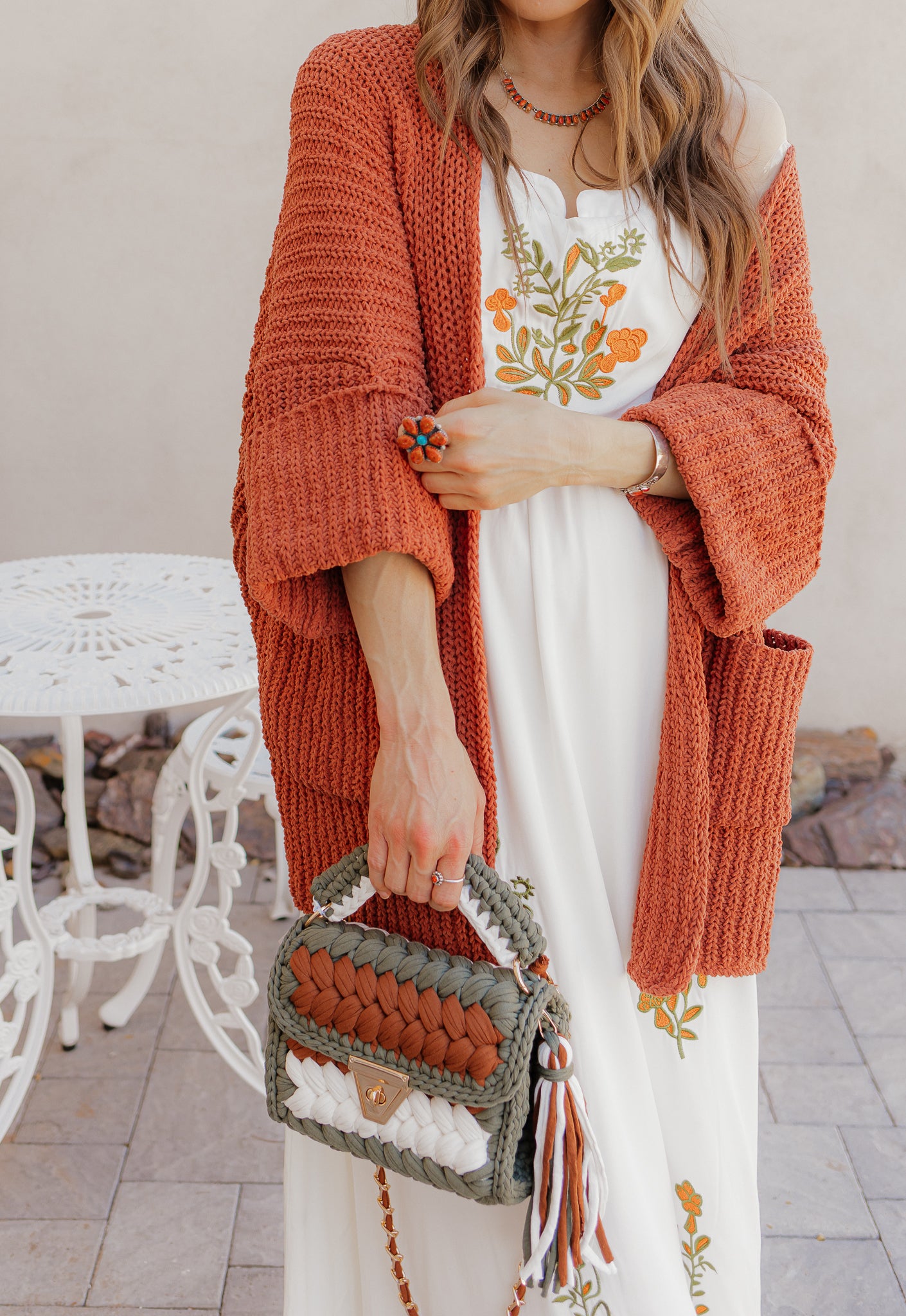 Floral Embroidered Maxi Dress - Image 15