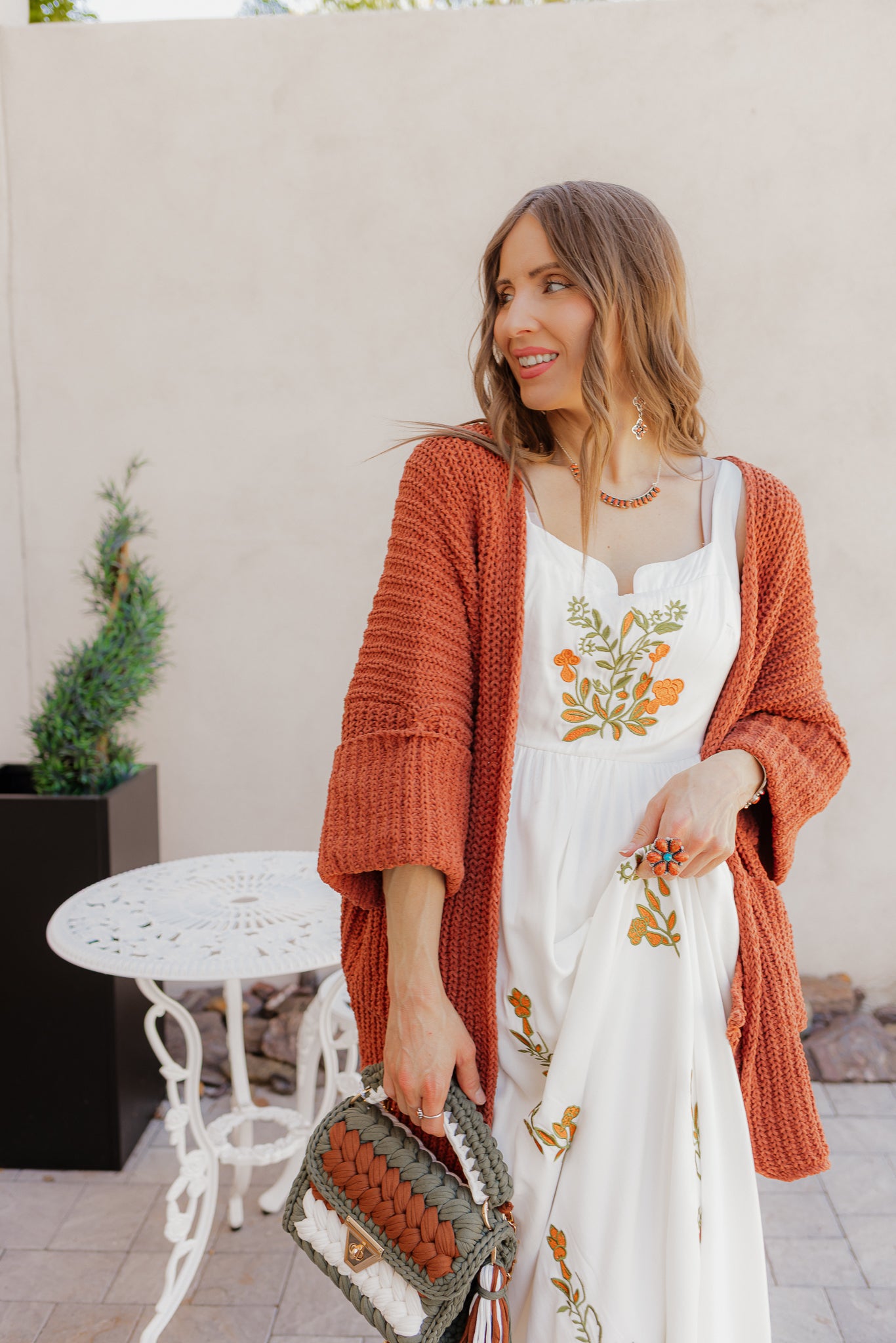 Floral Embroidered Maxi Dress - Image 21