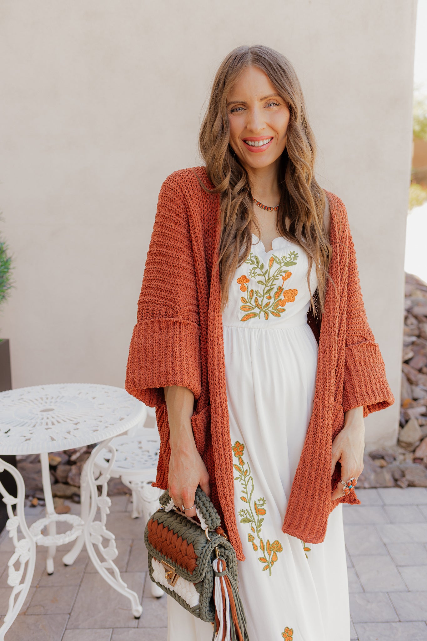 Floral Embroidered Maxi Dress - Image 18