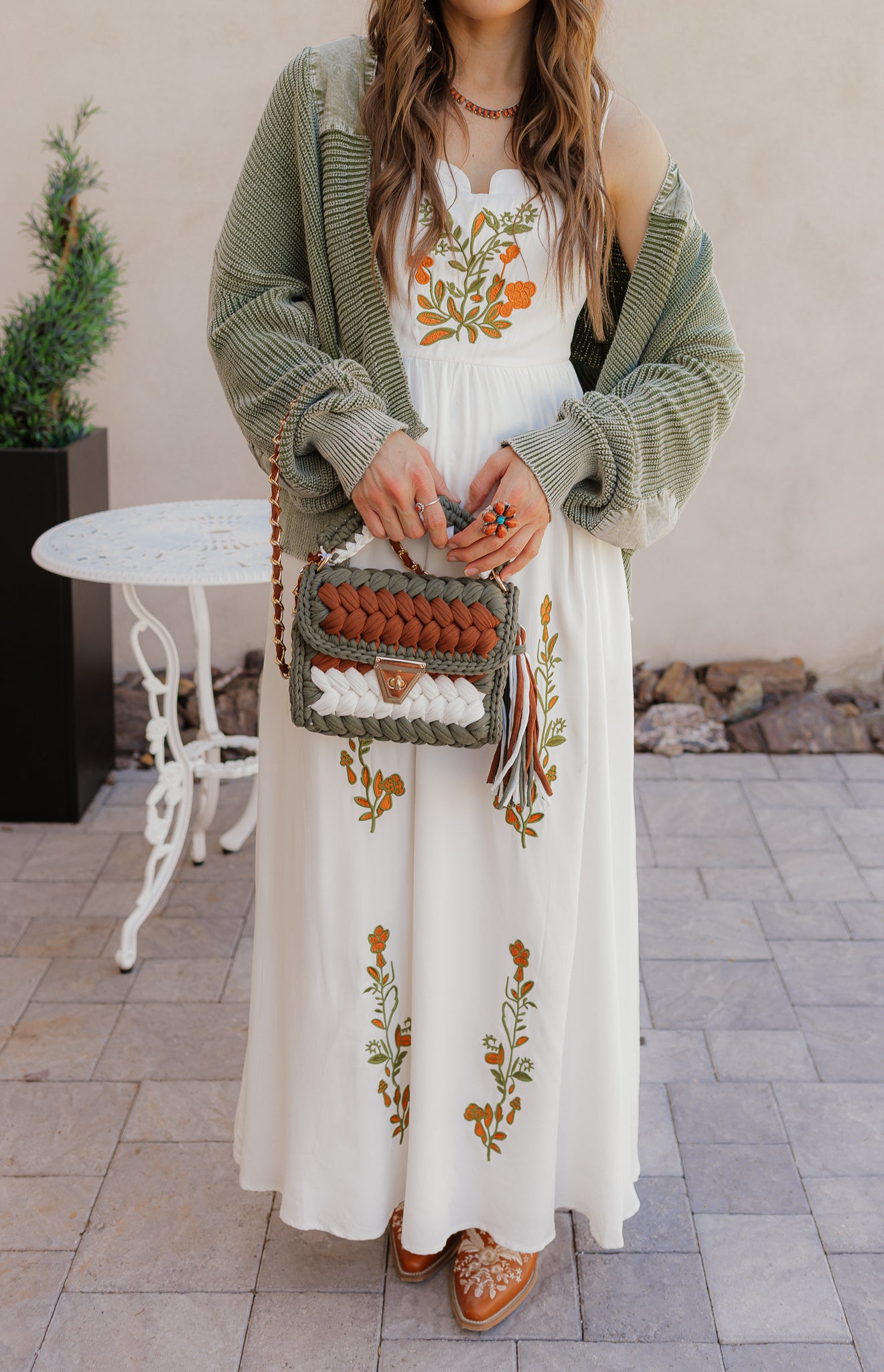 Floral Embroidered Maxi Dress - Image 20