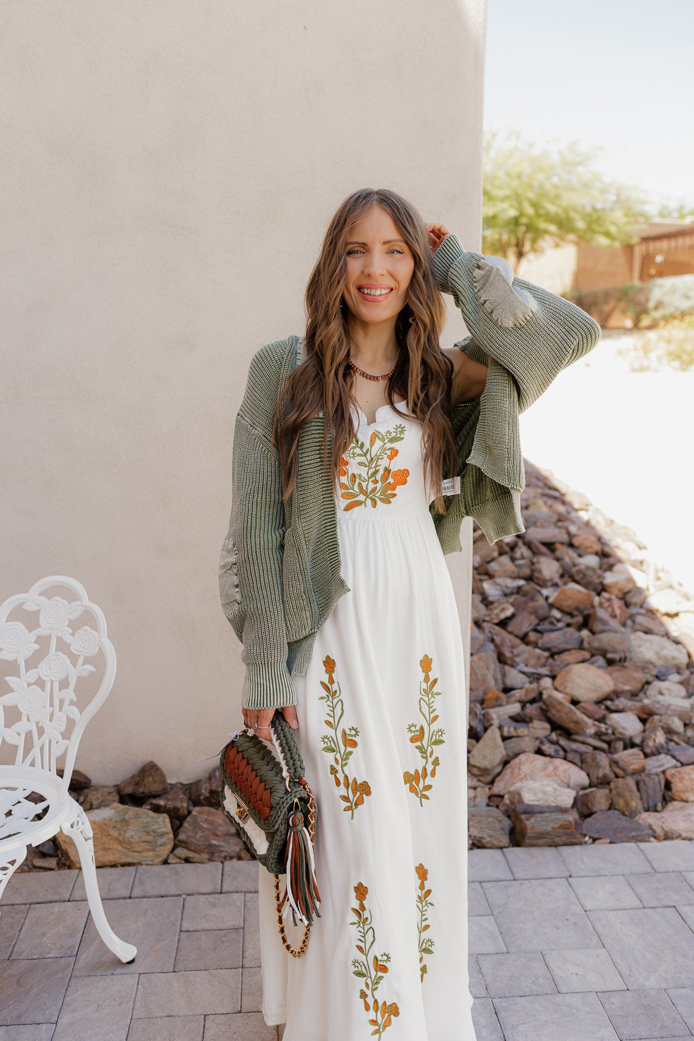 Floral Embroidered Maxi Dress - Image 17