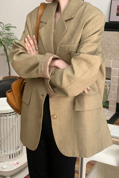 Loose Fit Casual Blazer - Image 2