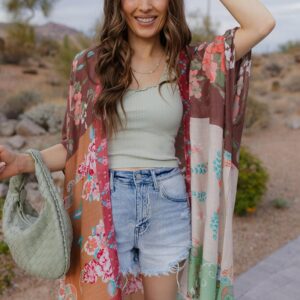 Patchwork Multi Kimono