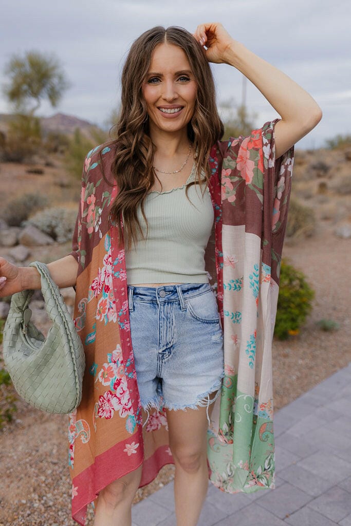 Patchwork Multi Kimono